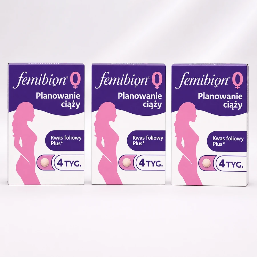 Femibion 0 Planificación del embarazo, Ácido fólico Plus, 3x28 comprimidos, Procter & Gamble