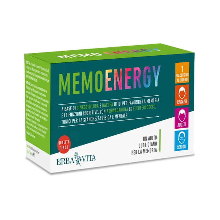 Memo Energy 10 Fläschchen Erbavita