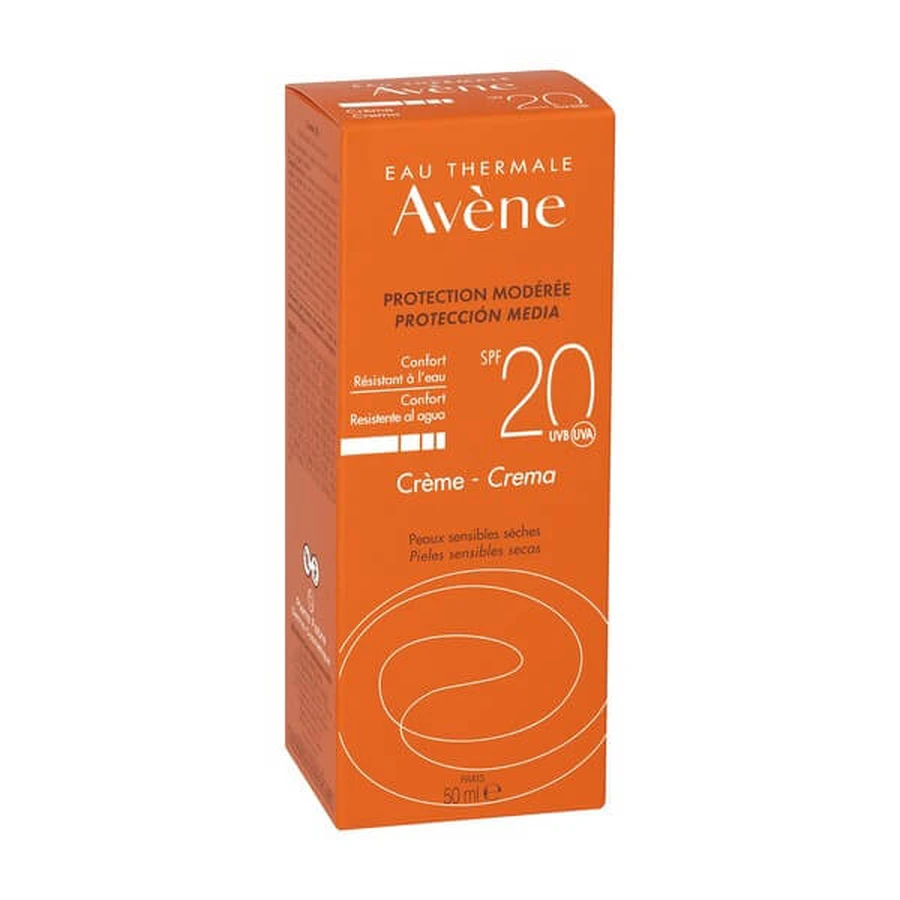 Avène Eau Thermale Cremă solară SPF 20 - Protecție medie 50 ml