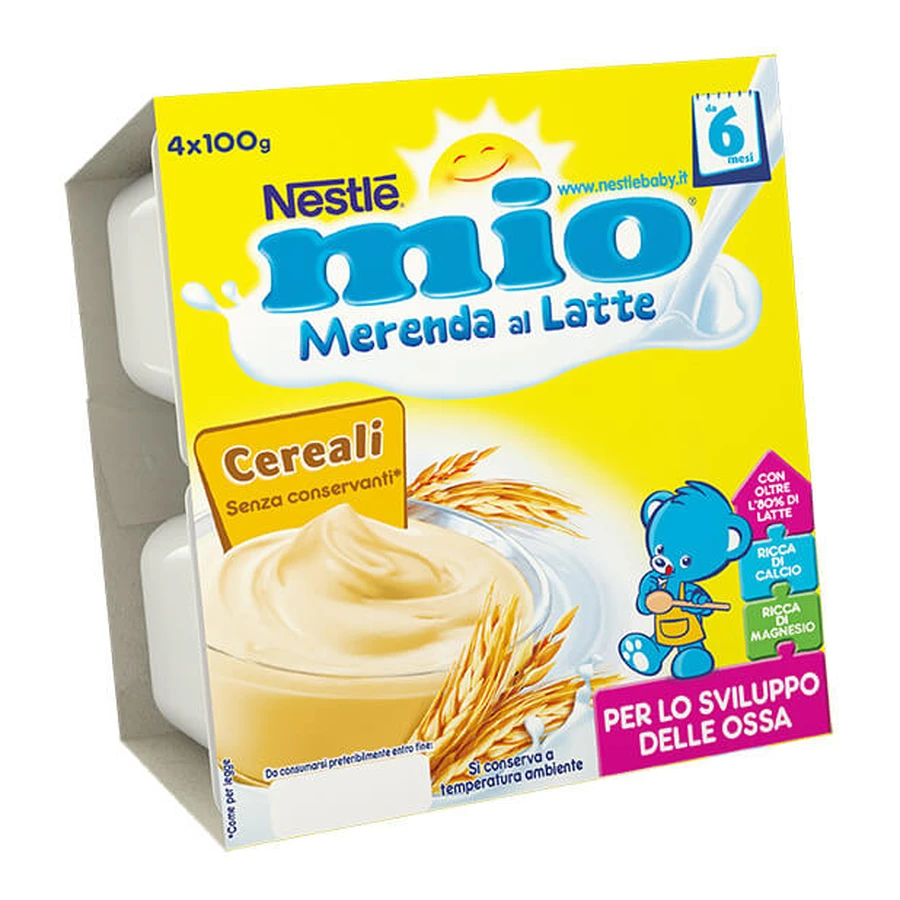 Nestle' Mio Milk Cereal Snack 4x100g