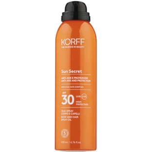 Korff Sonnenölspray für Körper- und Haarschutz spf 30
