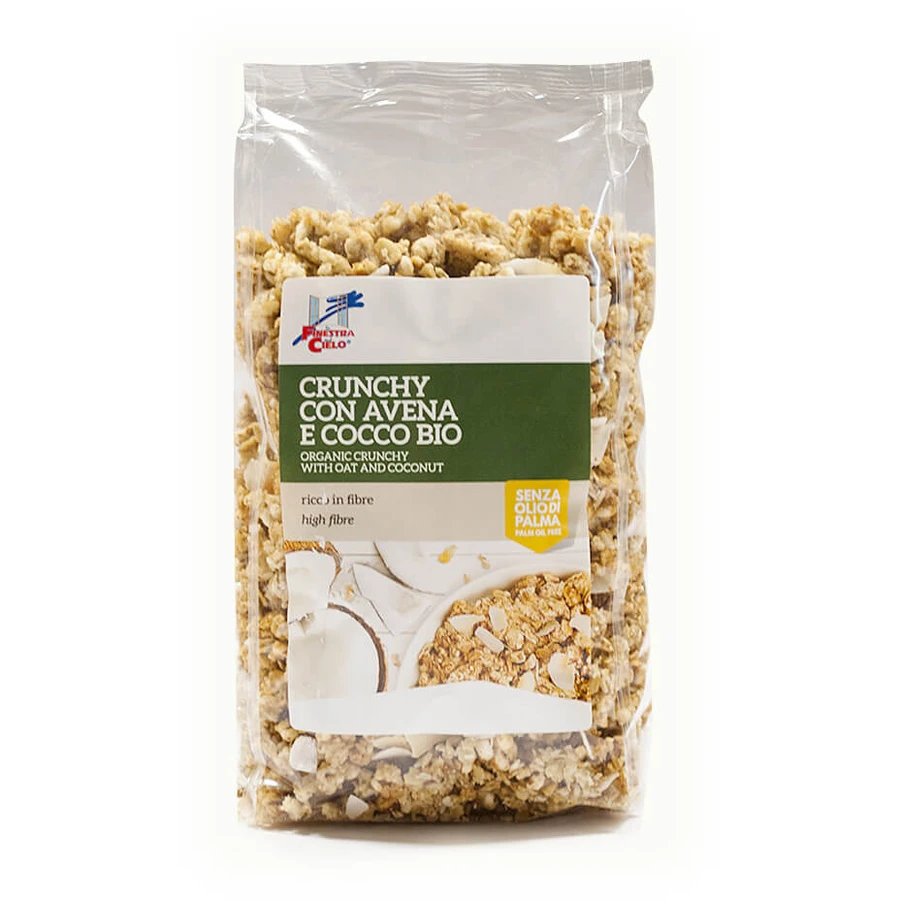 KNUSPRIGE HAFERFLOCKEN MIT KOKOSNUSS 375G
