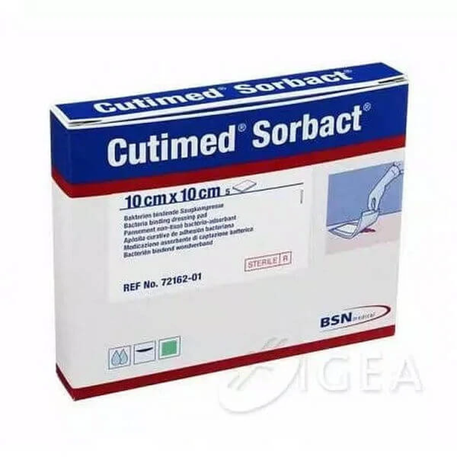 CUTIMED Sorbact*Med.cm10x10x5