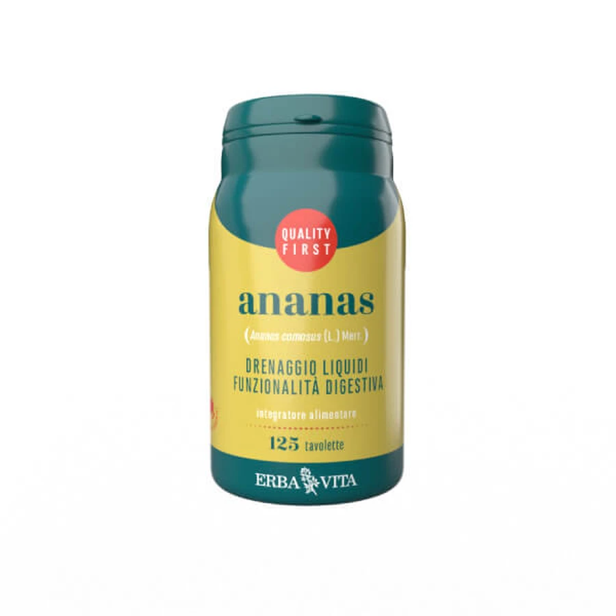 Pineapple 125 Tablets 400mg Erbavita