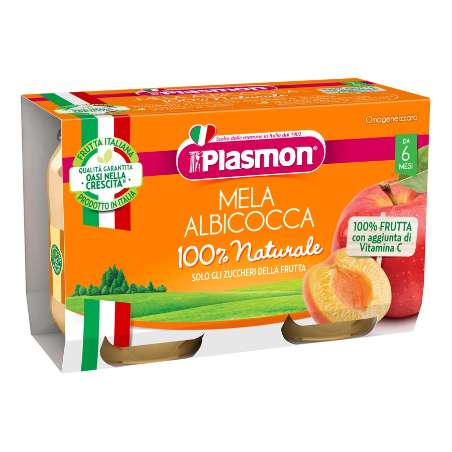 OMO PL.Manzana-Alb.2x104g