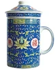 BLUE LOTUS PORCELAIN TEAPOT