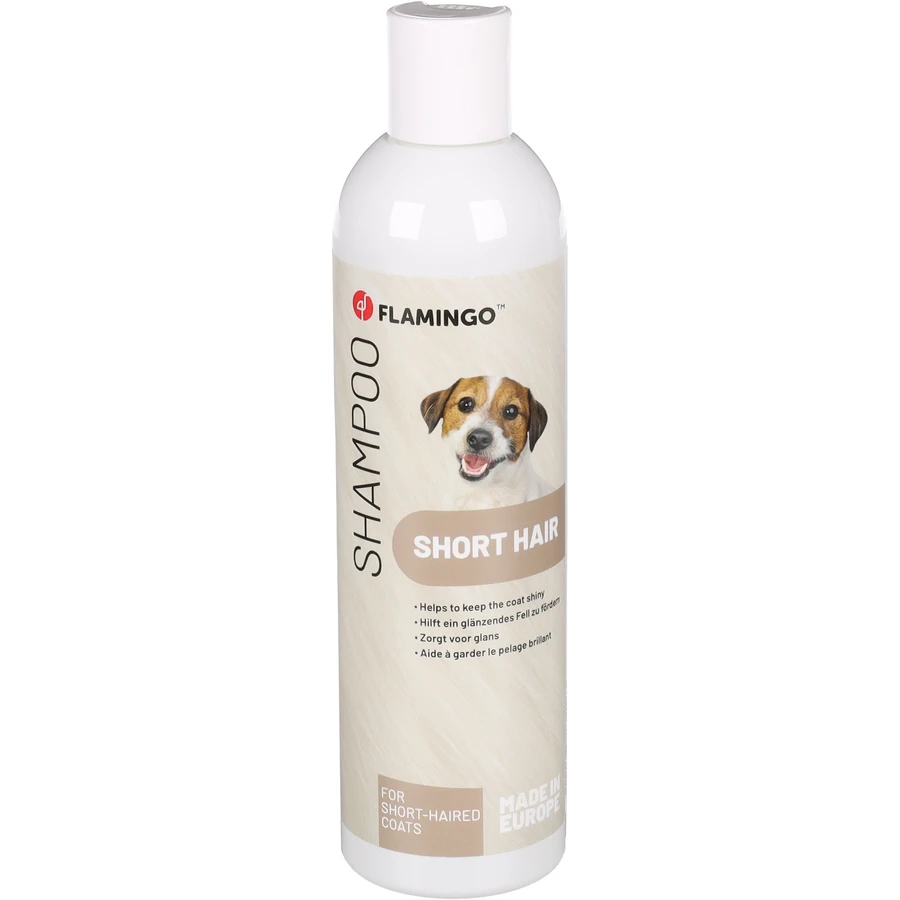 FLAMINGO CHAMPÚ PARA PERROS DE PELO CORTO CON ACEITE DE AGUACATE 300 ML