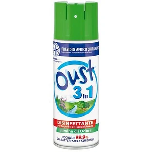 Oust 3 In 1 Desinfektionsmittel für Oberflächen und Möbelstoffe 400 Ml