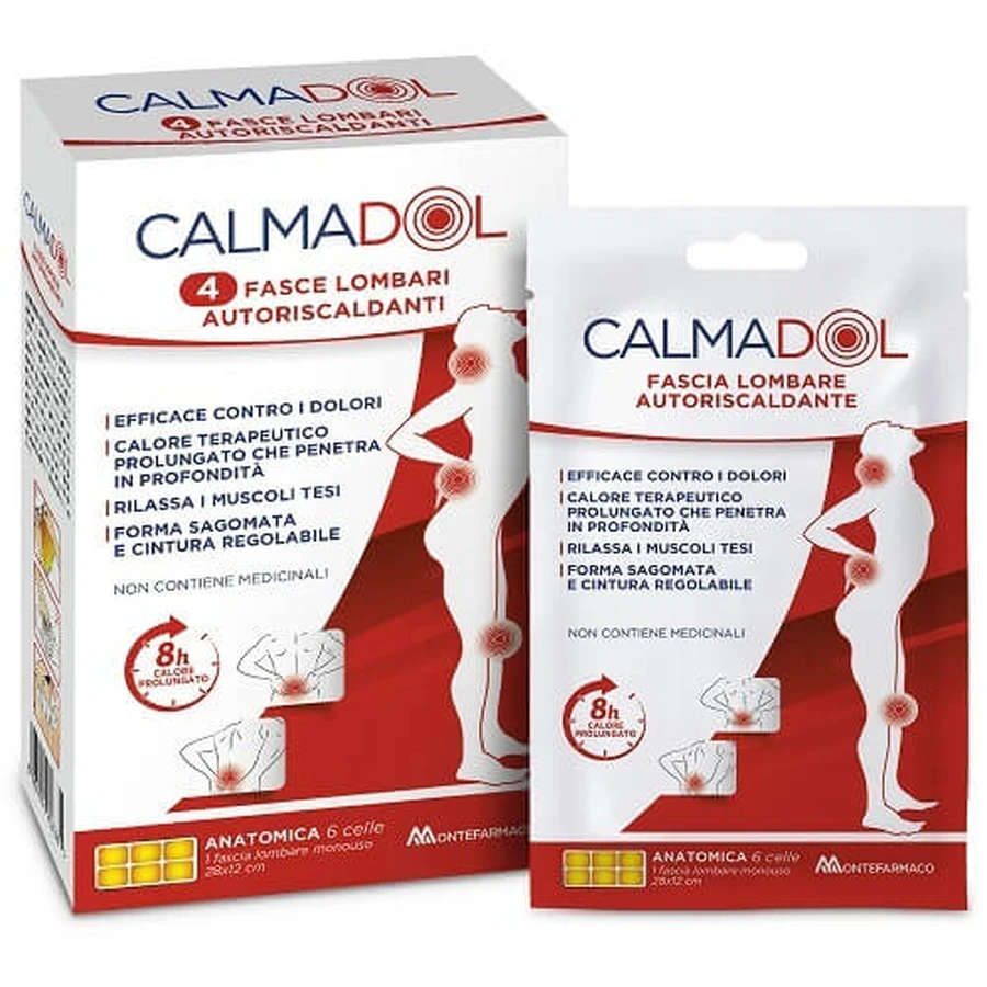 CALMADOL LUMBAR BANDAGE 4PCS