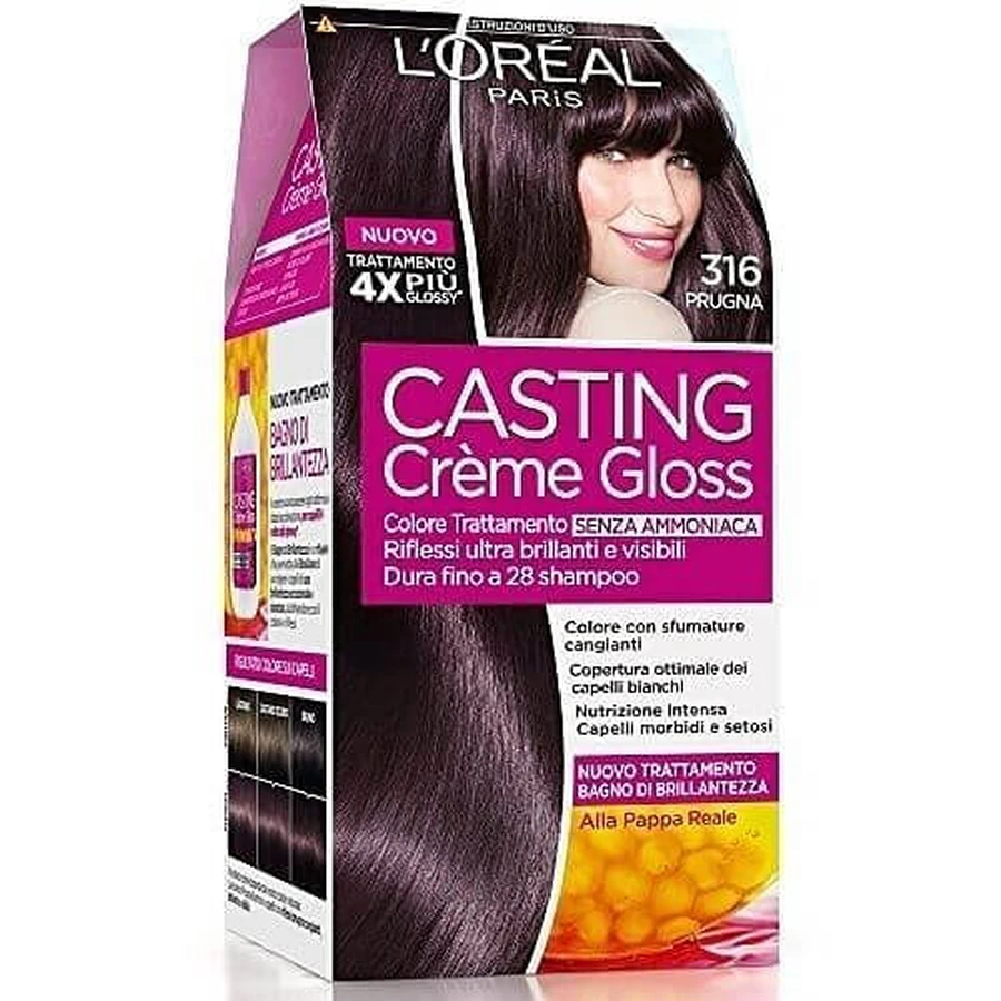 L'OREAL CASTING CREME GLOSS TRATAMIENTO COLORANTE SIN AMONIACO 316 CIRUELA