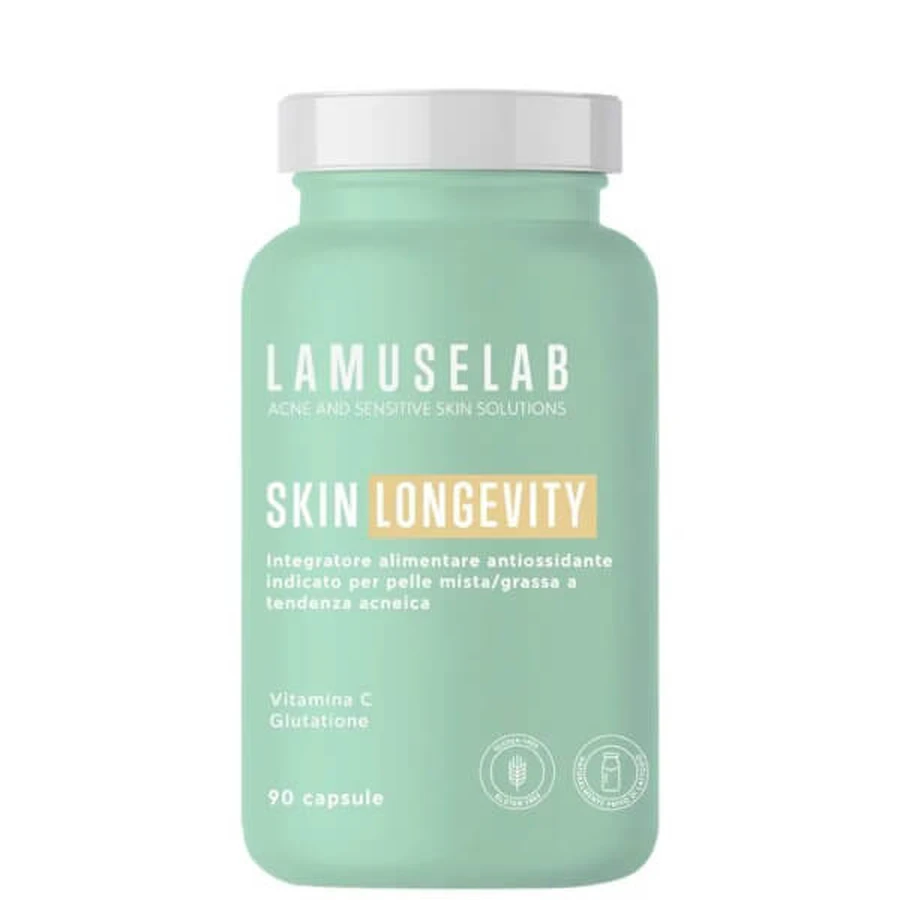 Lamuselab skin longevity anti-aging supplement 90 capsules