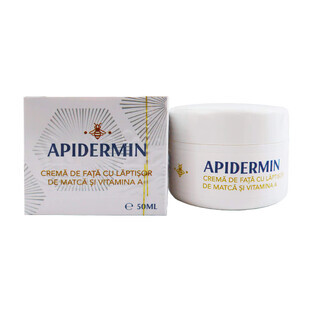 Apidermin Lux Gesichtscreme mit Matcha-Butter und Vitamin A, 50 ml, Veceslav Bee Complex