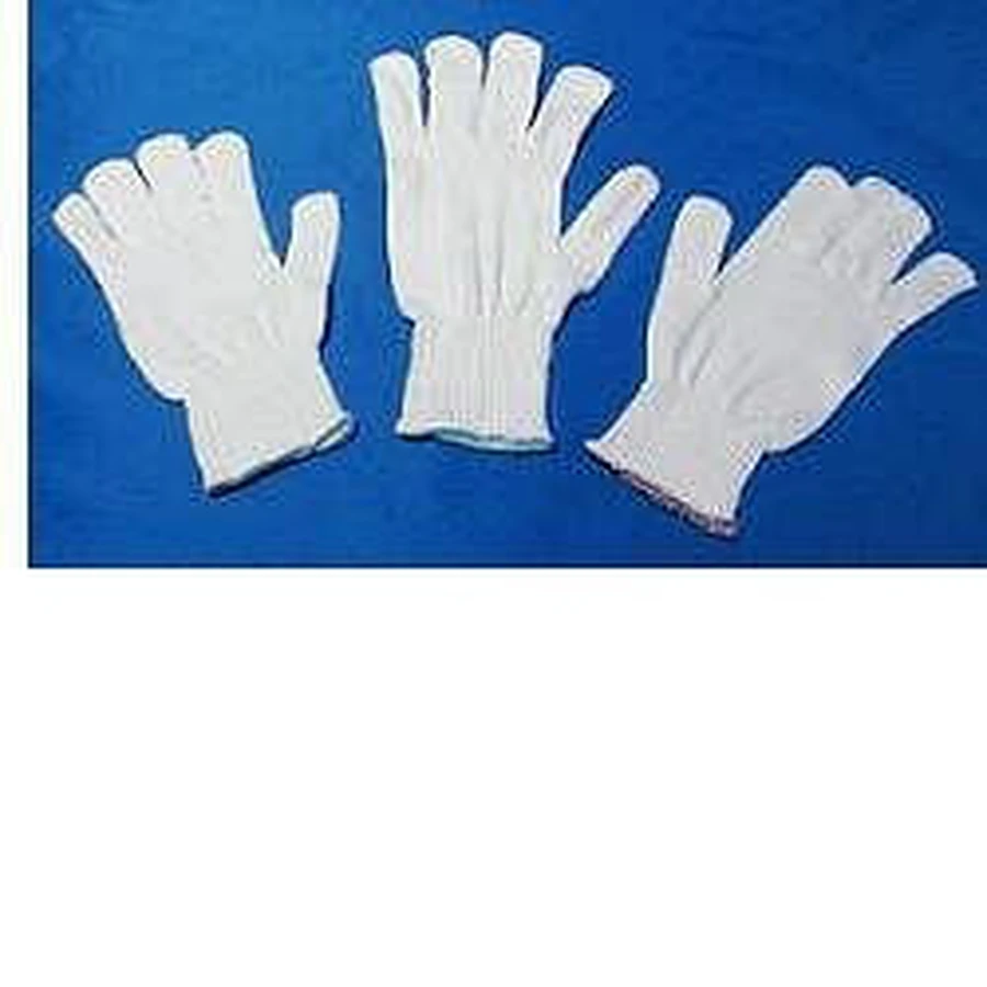 White Cotton Glove Size 6.5