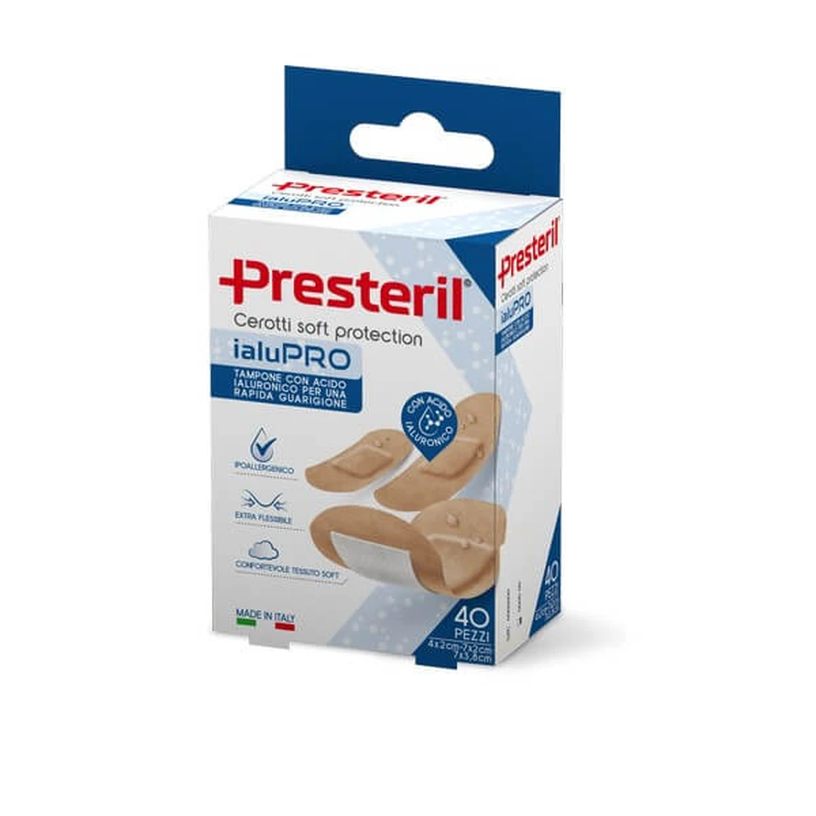 PRESTERIL ialuPRO assorted plasters 3 pieces - 40 pieces