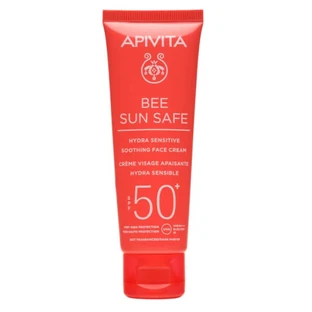 Apivita Bee Sun Safe Sensitive Soothing face cream spf50+ (crème apaisante pour le visage)