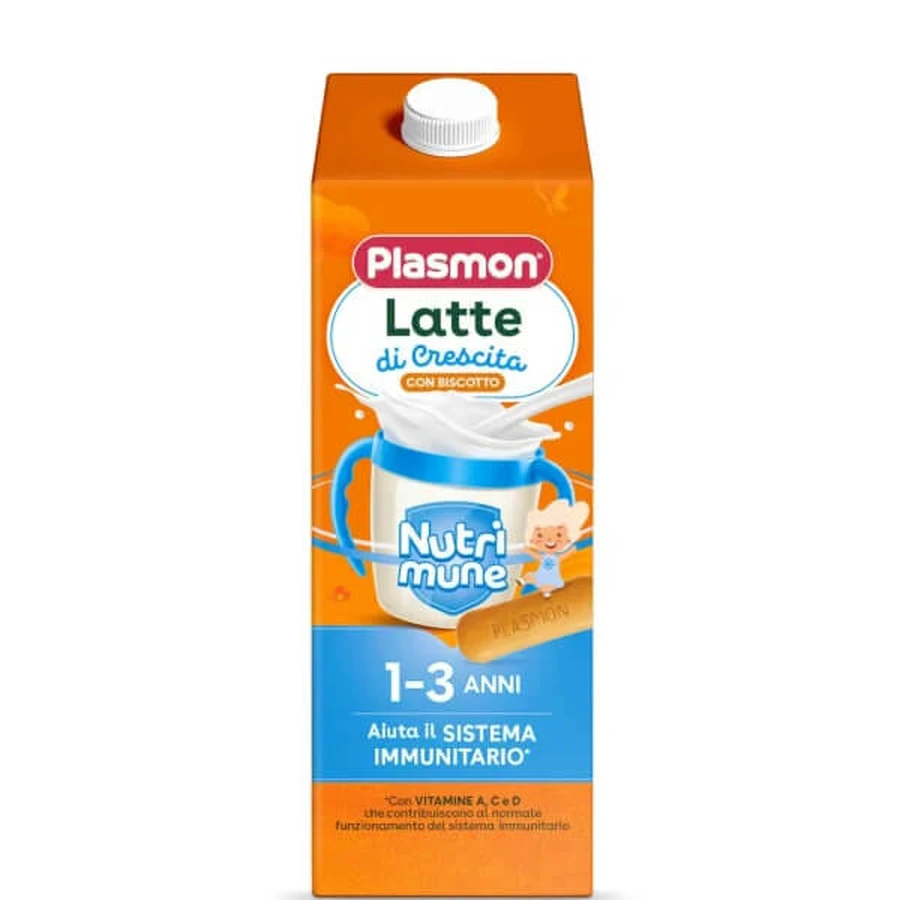 Plasmon growth milk with cookie 12-36 months 1 liter