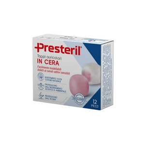 PRESTERIL Wachs-Ohrstöpsel - 12 Stück
