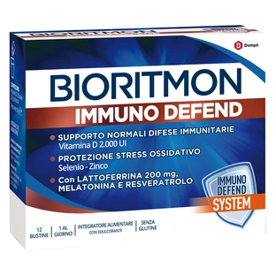 Luni Natura Bioritmon Immuno Defend Tangerine Supplément du Système Immunitaire - 12 Sachets