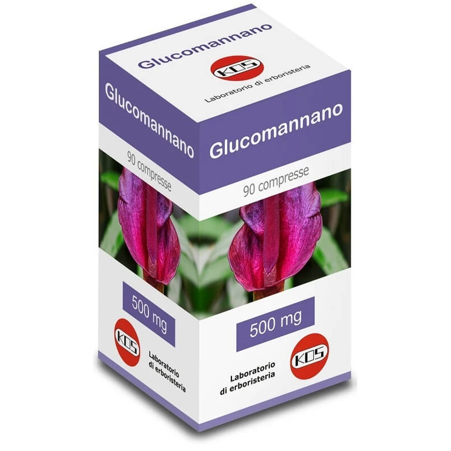 GLUCOMANNAN 90CPR 500MG
