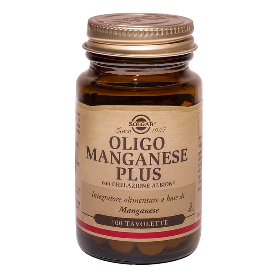 Solgar Oligo Manganese Plus 100 Tablets