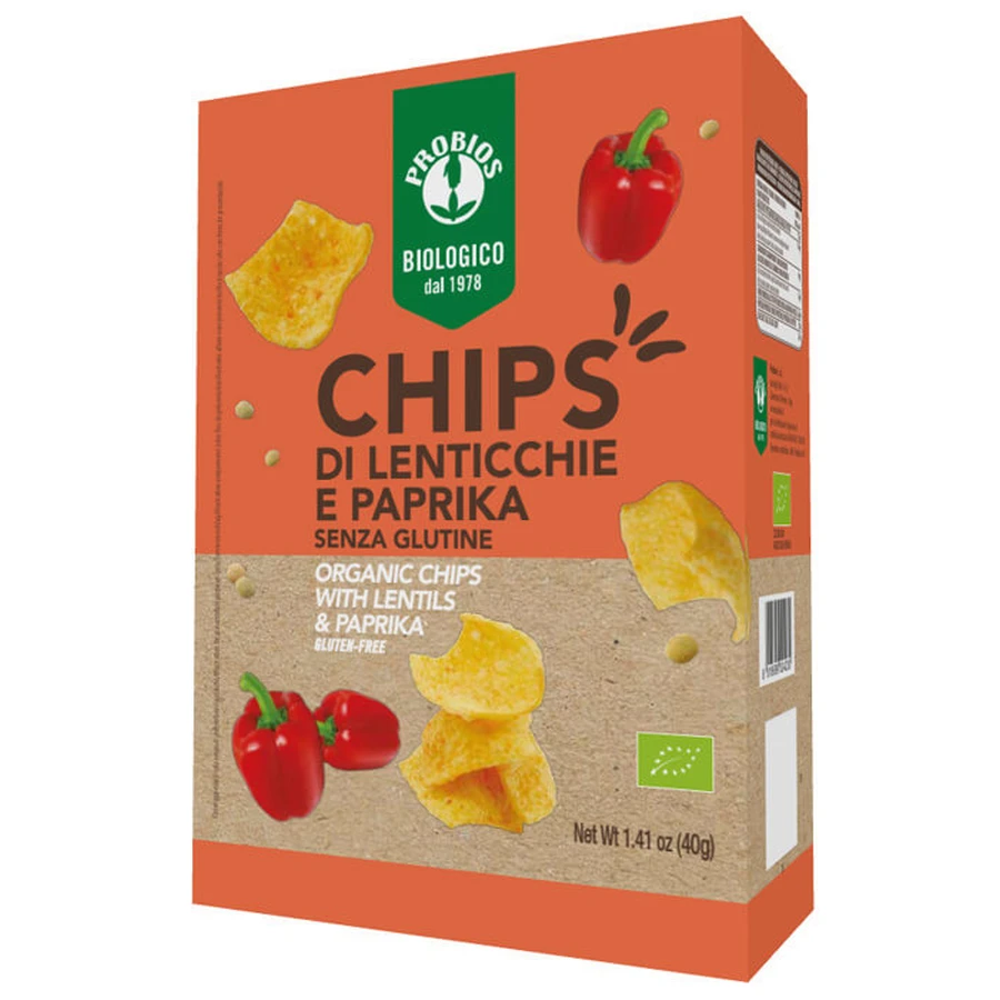 CHIPS DE LENTILLES ET DE PAPRIKA