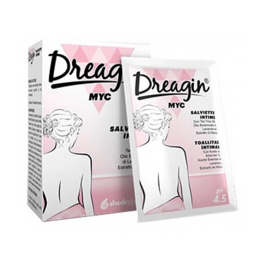 Dreagin Myc Toallitas Íntimas 10 Piezas