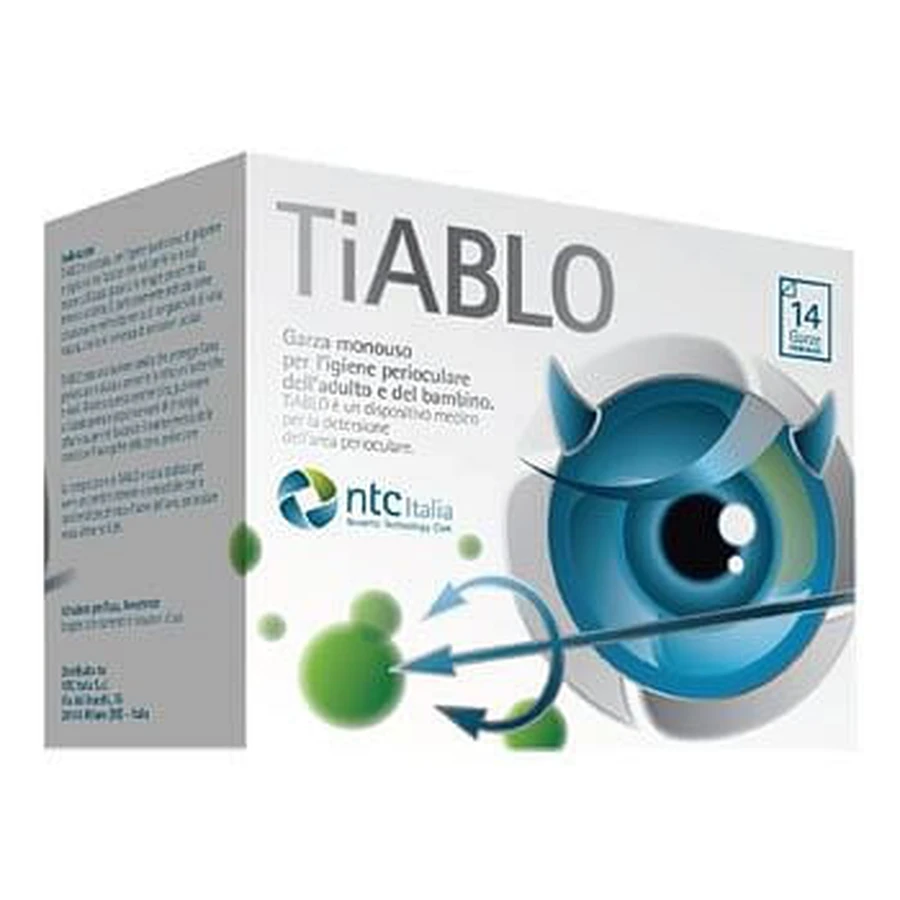 Tiablo Disposable Ophthalmic Gauze 14 Pieces