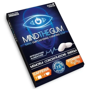 Mind The Gum supplément à mâcher pour la concentration 9 chewing-gum