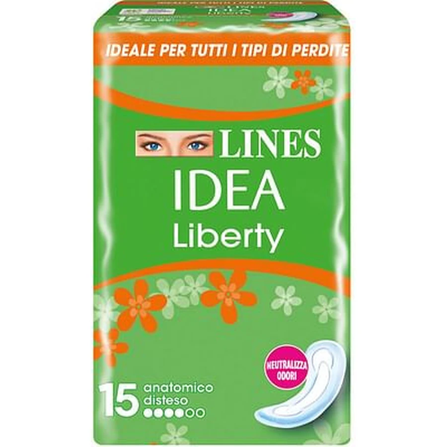 Lines Idea Absorbent Liberty Anatomical 15 Stück