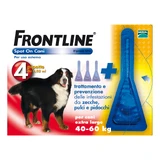 Frontline Spot On Dogs x4 Pipetten, Antiparasitikum für Hunde und Welpen (40-60Kg)