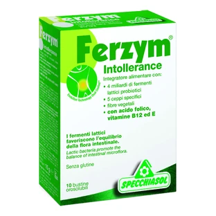Ferzym Intoleranz mit Vitaminen B9 und B12 10 osenlösliche Säckchen