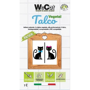 WECAT CAT LECHO SANITARIO VEGETAL NATURAL 3,5KG TALCO