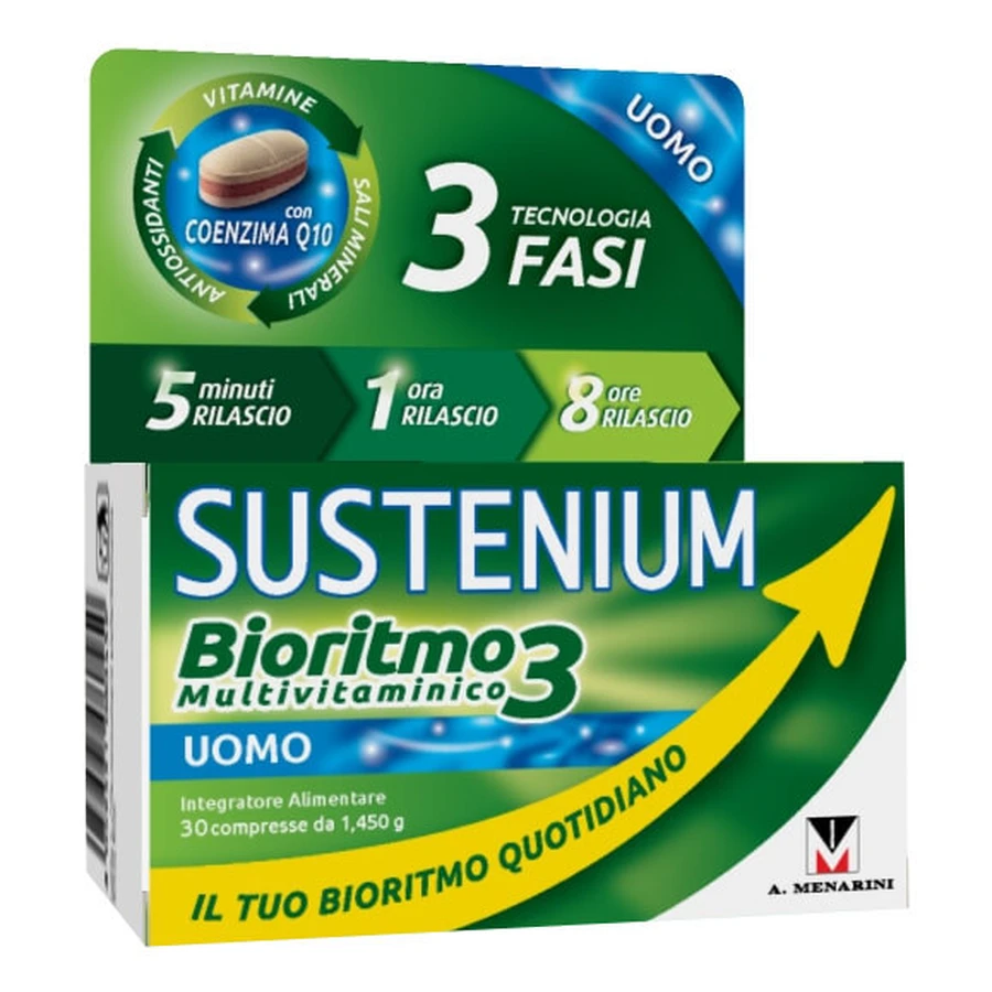 Sustenium Bioritme 3 Mannen 30 Tabletten