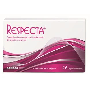 SANDOZ RESPECTA 10 Capsules Medisch hulpmiddel voor vaginitis en vaginose