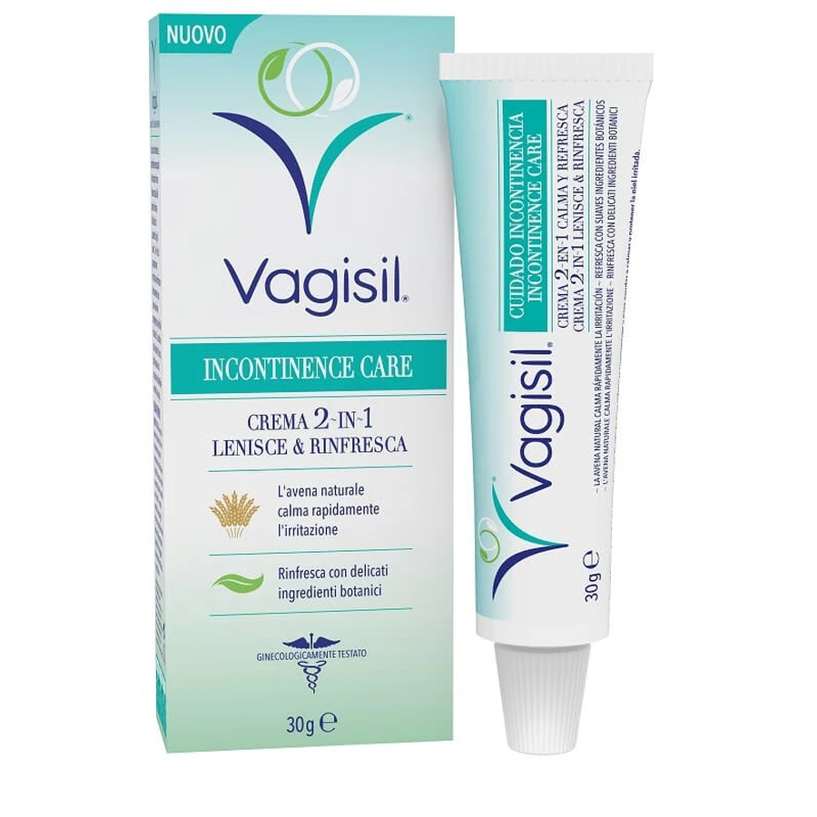 Vagisil Crema 2 en 1 para el Cuidado de la Incontinencia Calma y Refresca