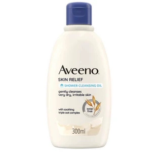 Aveeno Skin Relief Huile de bain nettoyante apaisante pour peau sensible 300 ml