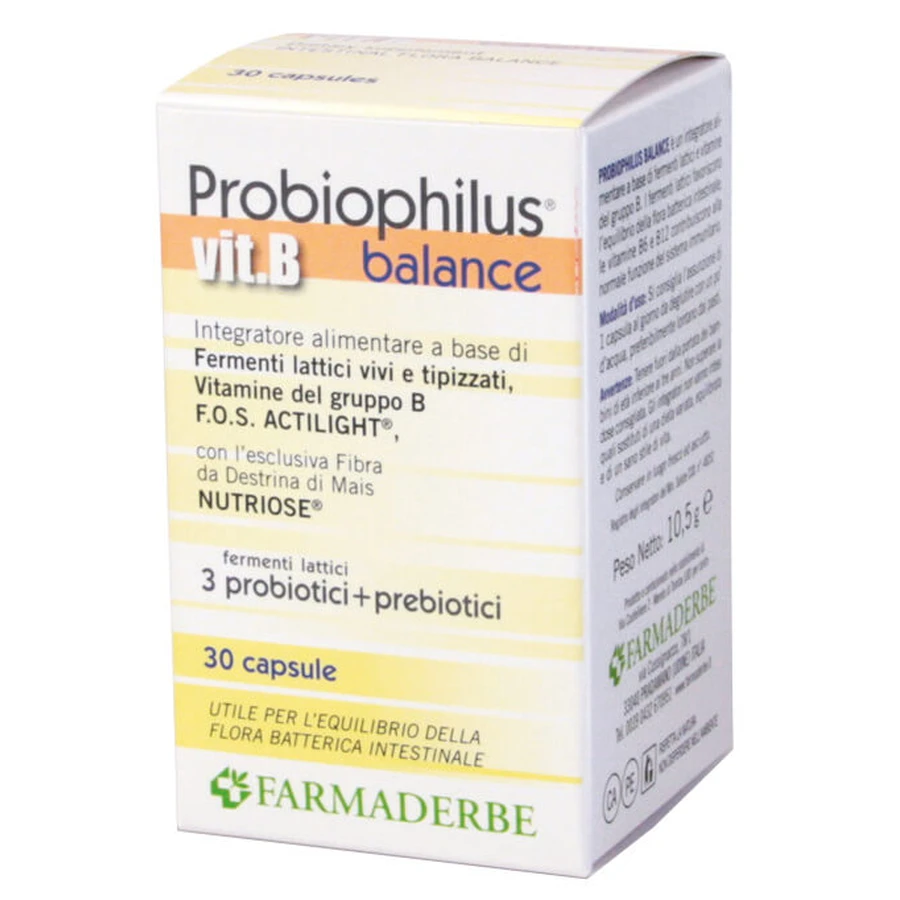 PROBIOPHILUS VITAMIN B 30CPS