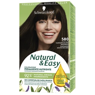 NATURAL &amp; EASY 580 DARK BROWN N