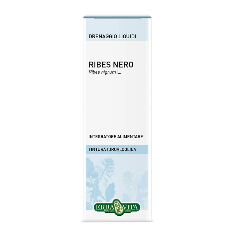 Teinture hydro-alcoolique de feuilles de cassis 50ml Erbavita