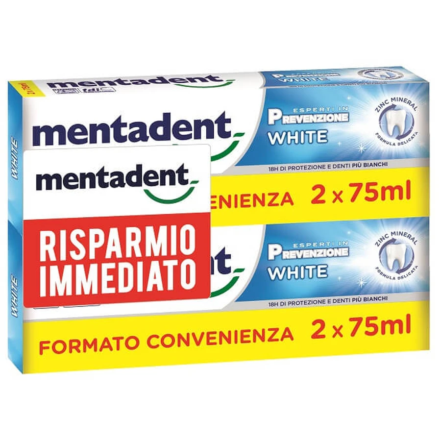 MENTADENT B Weiß 2x75ml
