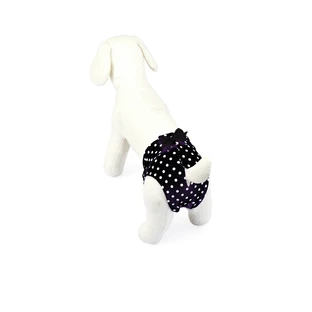 PANTY MET ZWARTE STIPPEN EN TROS 5