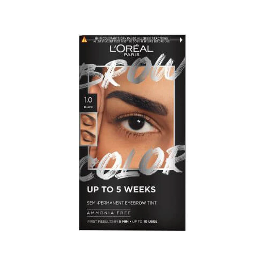 L OREAL BROW TINT 1.0 SCHWARZ
