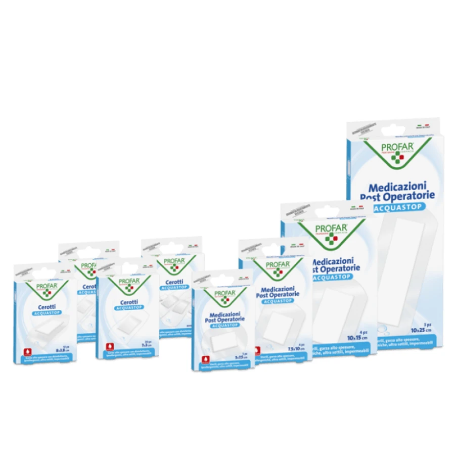 Profar Sterile Waterproof Confort Plasters Postoperative 10x15 4 Pieces