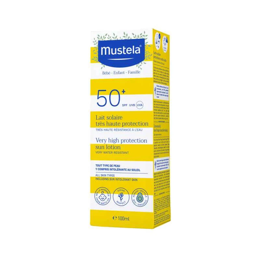 Mustela Spf50+ Lait Solaire 100ml