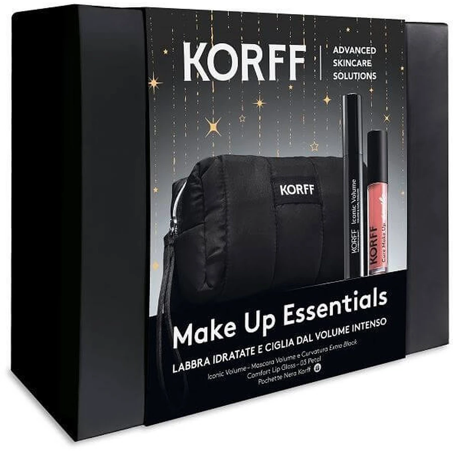 Korff make-up box met mascara en rosy Petal gloss
