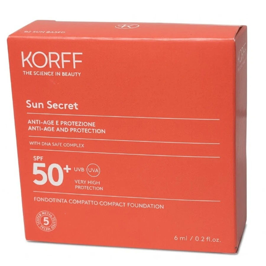 Korff sun secret compact sun foundation spf 50+ 01