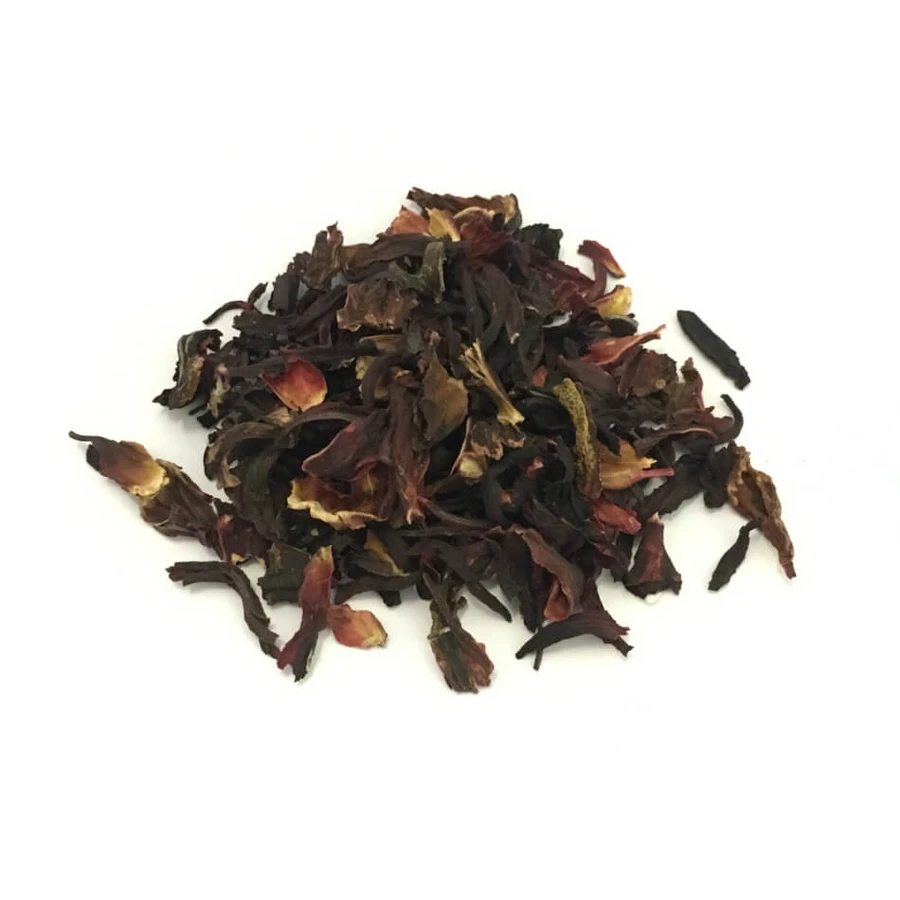 Karkadè en fleurs d'hibiscus tisane coupée 100g