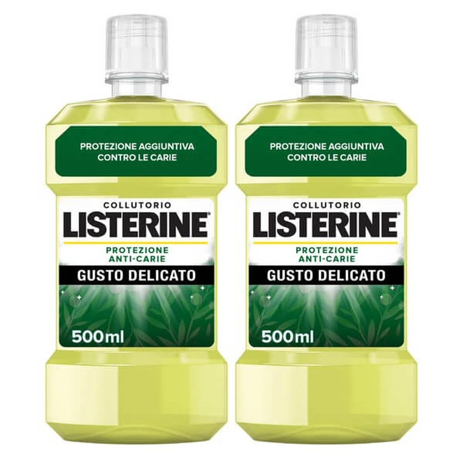 Listerine anti-cariës fluoride mondspoelbundel 2×500 ml