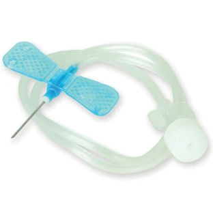 Fly/Set Butterfly Epicranial Needle G23 Light Blue