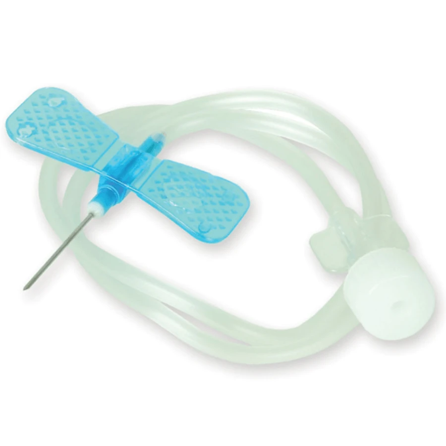 Fly/Set Butterfly Epicranial Needle G23 Light Blue